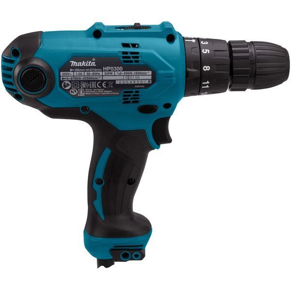 Мережевий дриль-шурупокрут з ударом HP0300 Makita HP0300 фото