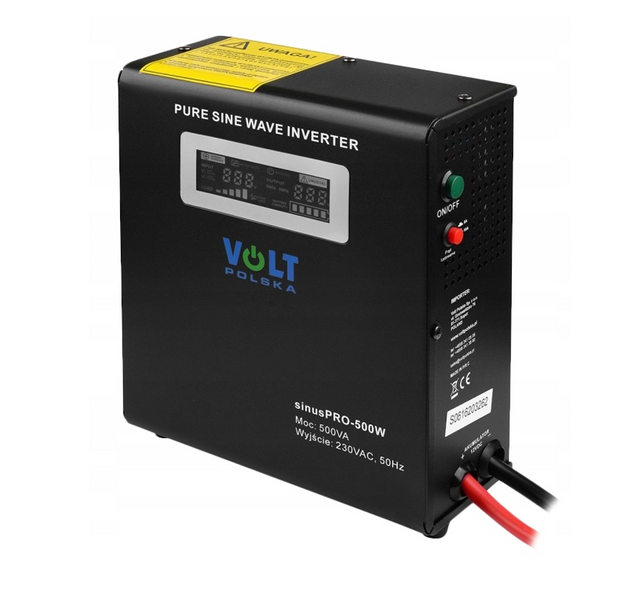 Комплект аварійного живлення Volt Polska SINUS PRO 500 E + Акумулятор VOLT AGM VRLA 100Ah 12V 3SP095012W + 6AKUXAG100 фото