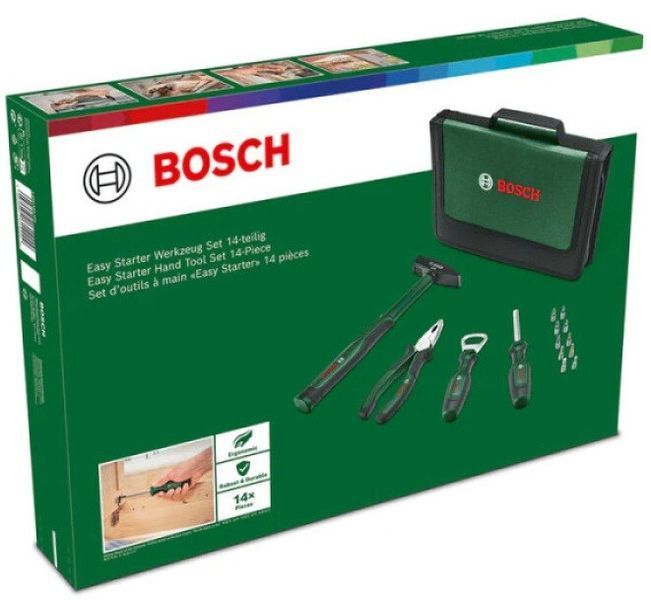 Набір ручних інструментів Bosch Easy Starter 14 шт. (1600A027PT) 1600A027PT фото
