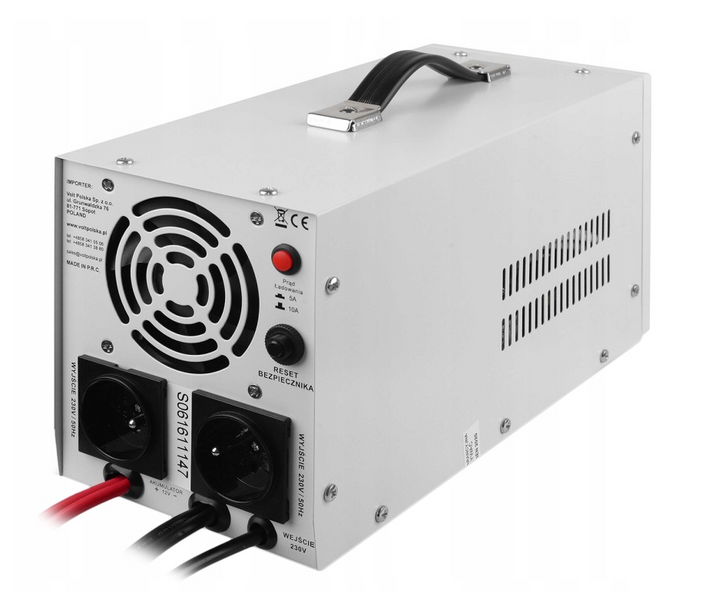 Аварійний комплект Volt Polska SINUS PRO 1000 E 12/230V 700/1000W + Акумулятор VOLT AGM 74Ah 12V 1000E74AGM фото