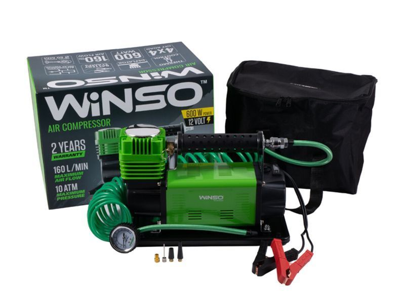 Компресор автомобільний Winso 10Атм 160л/хв 600Вт 129000 фото