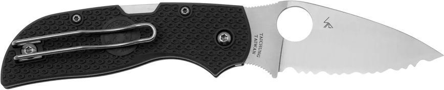 Ніж Spyderco Chaparral CTS XHP FRN Serrated Gray 87.16.53 фото