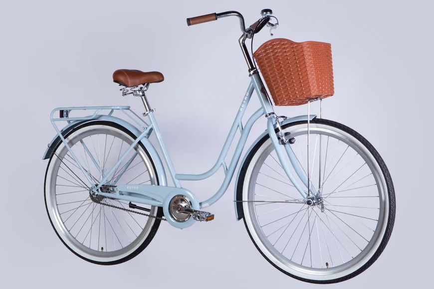 Велосипед ST 28 Dorozhnik RETRO Velosteel рама-19 блакитний 2025 OPS-D-28-434 фото