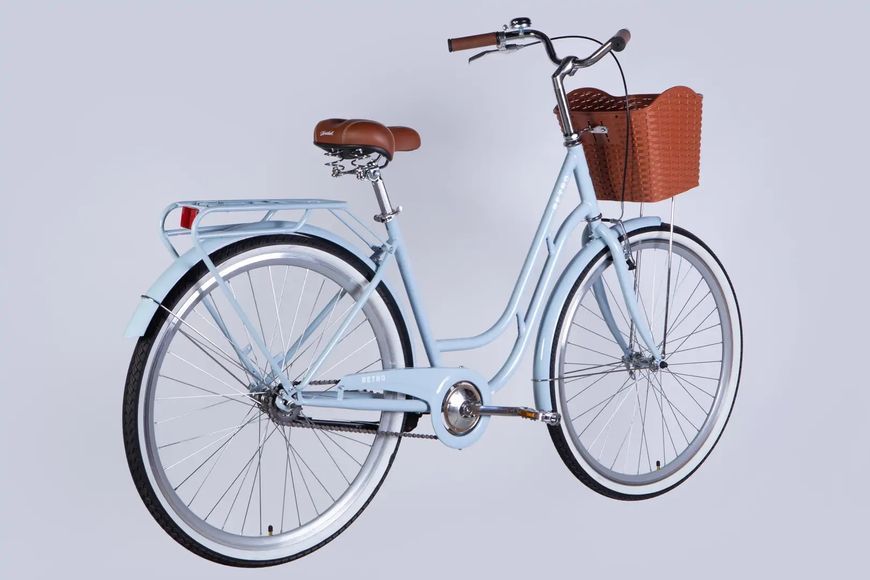 Велосипед ST 28 Dorozhnik RETRO Velosteel рама-19 блакитний 2025 OPS-D-28-434 фото