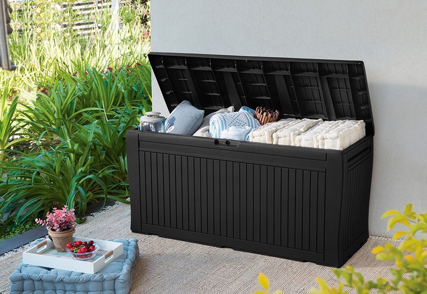 Ящик для зберігання Keter Comfy 270 л, графіт 7290106930186 фото