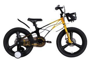 Велосипед уцінений MG 18 SPACE KID ANDROMEDA DD рама-10 жовто-чорний 2026 STK-SK-18-021 фото