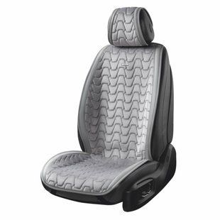 Комплект преміум накидок для сидінь BELTEX Chicago, grey BX85200 фото
