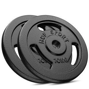 Сет з металевих дисків Hop-Sport Strong 2x10кг UT-00000556 фото