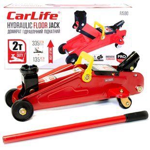 Домкрат підкатний CarLife 2т 135-335мм FJ590 FJ590 фото