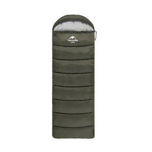 Спальник з капюшоном Naturehike U350S NH20MSD07, (-3&deg;C), правий, темно-зелений 6927595764329-R фото