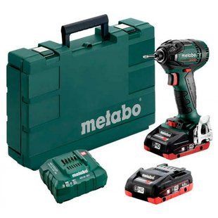 Акумуляторний ударний гайковерт Metabo SSD 18 LTX 200 BL, 2 акб 18 В LiHD 4.0 Ah, з/п, кейс 602396800 фото