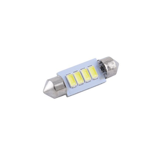 LED автолампа Solar 12V SV8.5 T11x36 4SMD white, 2шт SL1352 фото
