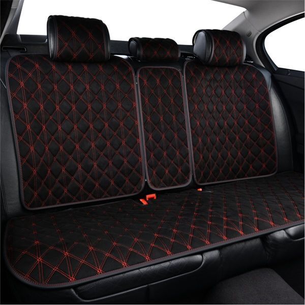 Комплект преміум накидок для сидінь CarLife Nitro, black-red SC40114 фото
