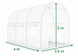 Садова теплиця парник LEOBRO Garden 6м2 White (LB-6M19W) LB-6M19W фото 5