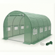 Садова теплиця парник LEOBRO Garden 10м&sup2; Green 4х2,5 м (LB-G103-GRN) LB-G103-GRN фото 1