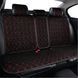 Комплект преміум накидок для сидінь CarLife Nitro, black-red SC40114 фото 5