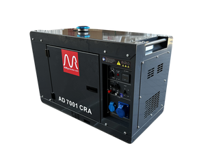 Генераторна установка AD7001CRA дизель 230В 6,0кВт бак-15л, ел.старт AD7001CRA фото