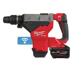 Перфоратор акумуляторний SDS-MAX MILWAUKEE, M18 FHM-121C, 11Дж (зарядний пристрій M12-18 FC, 1 акумулятор М18 FB12 12Аг, кейс) 4933499269 фото