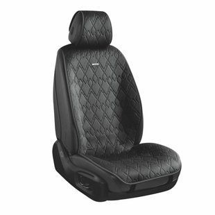 Комплект преміум накидок для сидінь CarLife Racer, black SC20104 фото