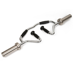 Гриф олімпійський Bi-Tri-Trap York Fitness 86см (50мм) з гумовими рукоятками 00014961320312 фото