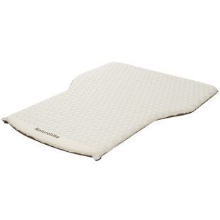 Матрац автомобільний кемпінговий двомісний Naturehike CNK2450WS010, 197х134х6,5 см світлий із вбудованою помпою для надування 6976507663328 фото