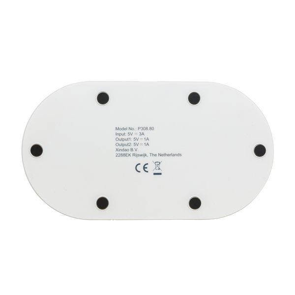 Подвійна док-станція для бездротової зарядки, 5W P308.803 фото