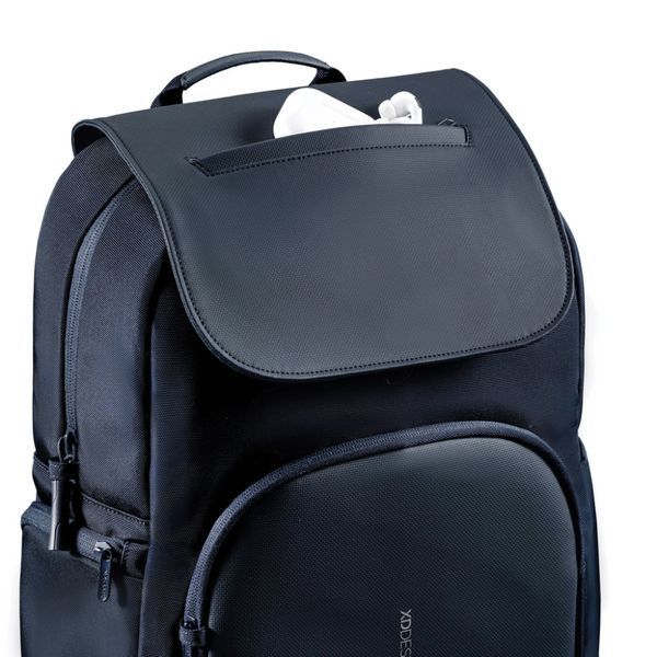 Рюкзак Soft Daypack захист від крадіжок, порізів, синій P705.985 фото