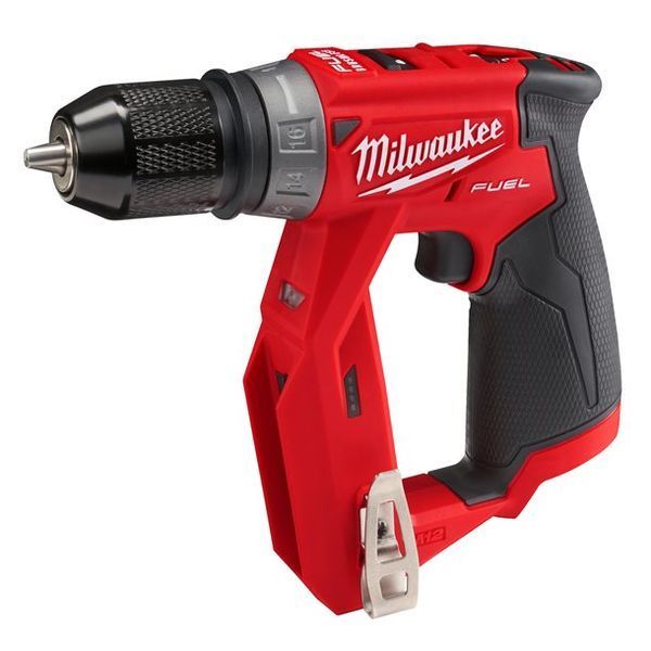 Дриль-шуруповерт акумуляторний безщітковий MILWAUKEE, M12 FDDX-0, 34Нм (каркас без насадок, кліпса для ременя) 4933464978 фото
