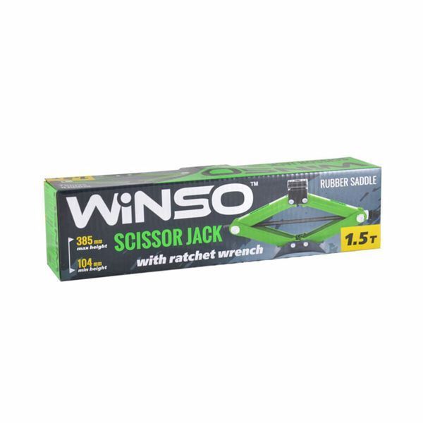Домкрат ромбовий Winso 1,5т 104-385мм 121520 121520 фото