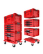 Набір ящиків для інструментів Qbrick System PRO Drawer Workshop Set 4 2.0 RED (5901238258360) 5901238258360 фото 1