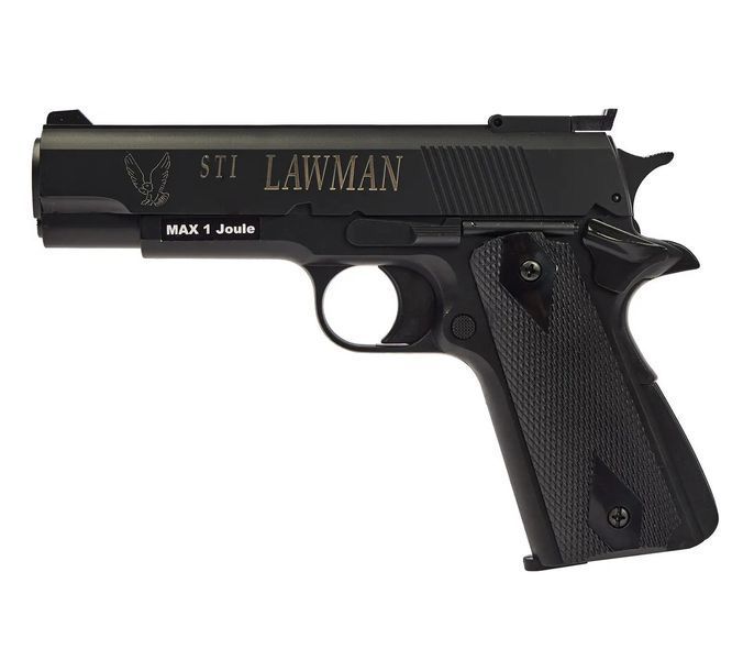 Пістолети для страйкболу ASG STI Lawman 6 мм black 2370.43.44 фото