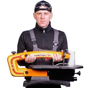 Лобзиковий станок WorkMan 18V 42495(Безкоштовна доставка) 42495 фото