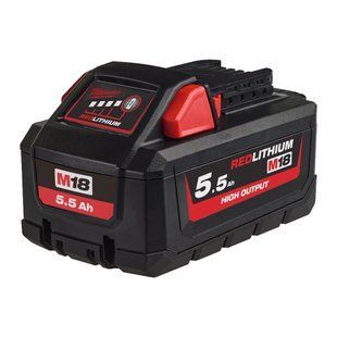 Акумулятор Li-Ion HIGH OUTPUT MILWAUKEE, M18 HB5,5 (5,5Ar) 4932464712 фото