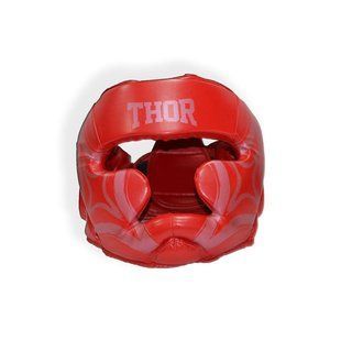 Шолом для боксу THOR COBRA 727 M / шкіра / червоний 727 (Leather) RED M фото
