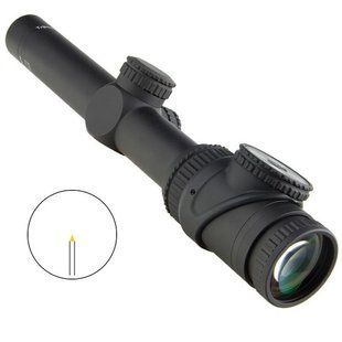 Оптичний приціл Trijicon AccuPoint 1-6x24 BAC Amber Triangle Tritium / Fiber Optics (TR25-C-200091) 5002974 фото