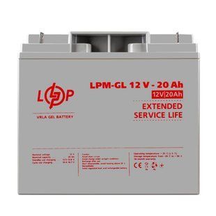 Розпродаж Акумулятор гелевий LPM-GL 12V - 20 Ah LP40556 фото