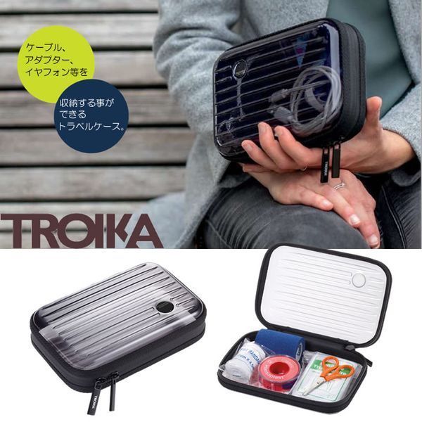 Чохол дорожній Troika Clear case, прозрачний CBO80-A182 фото
