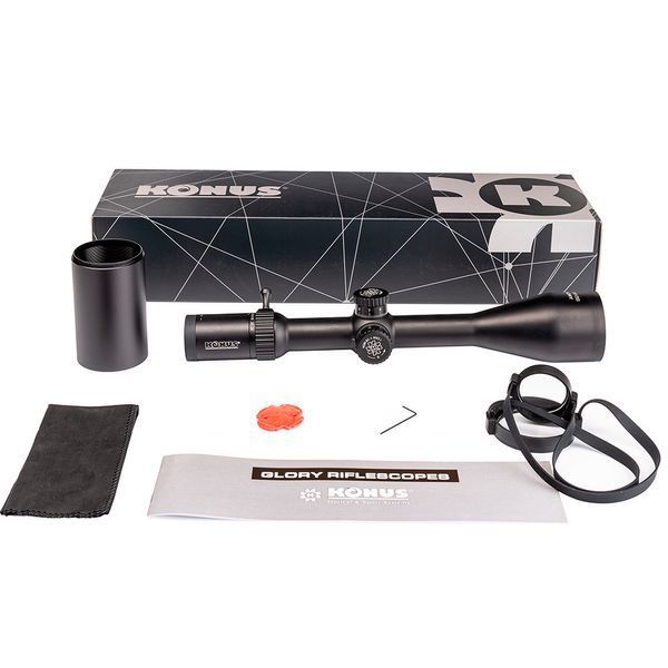 Оптичний приціл KONUS GLORY 3-24x56 Fine Crosshair IR - Безкоштовна доставка 7189 фото