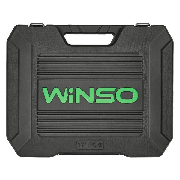 Професійний набір інструментів в кейсі Winso Pro 1/2 , 1/4 , 3/8 72T, CR-V, 171од. 924171 фото