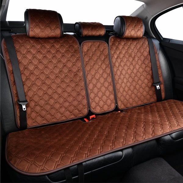 Комплект преміум накидок для сидінь CarLife Turbo, coffee SC30404 фото