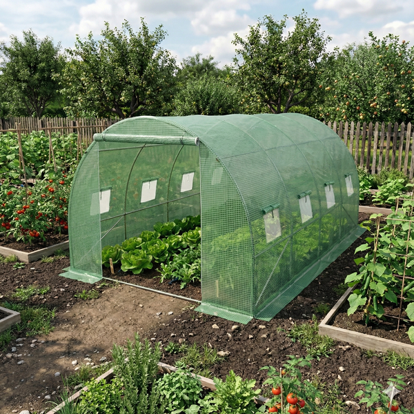 Посилена садова теплиця парник LEOBRO Garden 10м2 Green (LB-G106-GRN) LB-G106-GRN фото