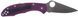 Ніж Spyderco Delica 4 Lightweight VG-10 FRN Purple 87.17.33 фото 2
