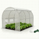 Садова теплиця парник LEOBRO Garden 6м2 2Х3 м White MultiDoor (LB-G111-WHT) LB-G111-WHT фото 5