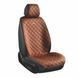 Комплект преміум накидок для сидінь CarLife Turbo, coffee SC30404 фото 1