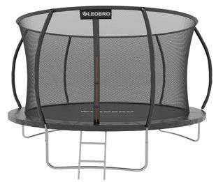 Батут із внутрішньою захисною сіткою 312 см LEOBRO Premium Pro 10FT BLACK LBPPRO-10FTBLACK фото