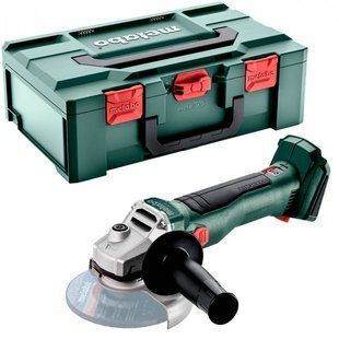 Акумуляторна кутова шліфмашина Metabo W 18 L BL 9-125, без акб в MetaBOX 165 L 602374840 фото