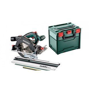 Акумуляторна ручна дискова пила Metabo KS 18 LTX 57 Set, без акб в кейсі, торцювальна шина 691195000 фото