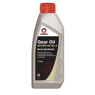 Трансмісійне масло Comma GEAR OIL SX75W-90 GL4 1л SXGL41L фото