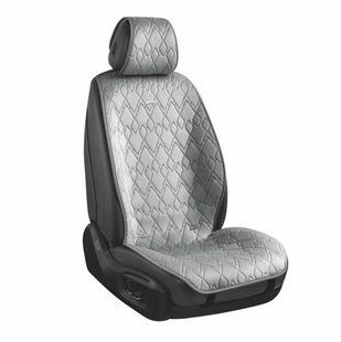 Комплект преміум накидок для сидінь CarLife Racer, grey SC20204 фото