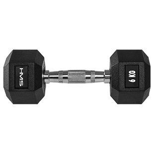 Гантель шестигранна HMS HEX PRO, 6 кг 5907695518054 фото